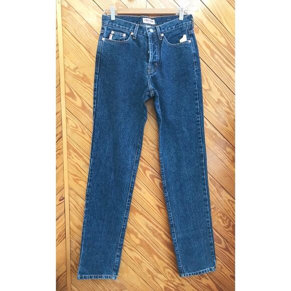 Vintage 90s Guess High Waist Straight Leg Jean - Picture 1 of 7